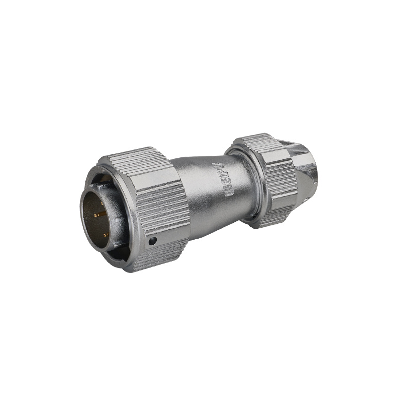 WY series Plug with metal clamping-nut TE IP67