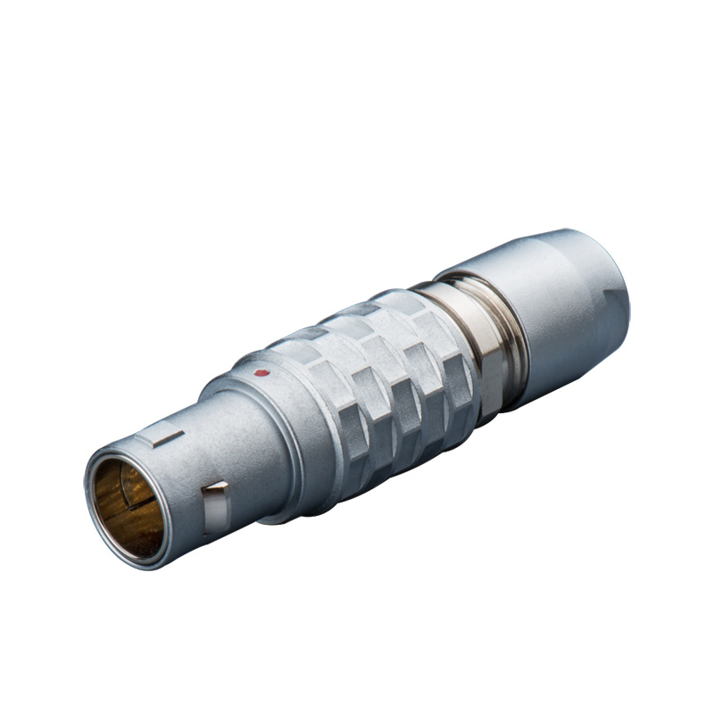 Precision connector TGG.2B Straight plug, key(G), cable collet