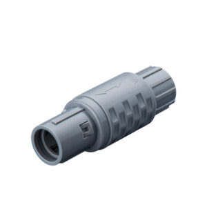 Precision connector SAB.2P Straight plug, key(B), cable collet