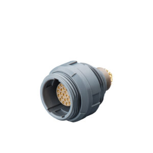 Precision connector SKB.2P Fixed socket with two nuts, key(B)