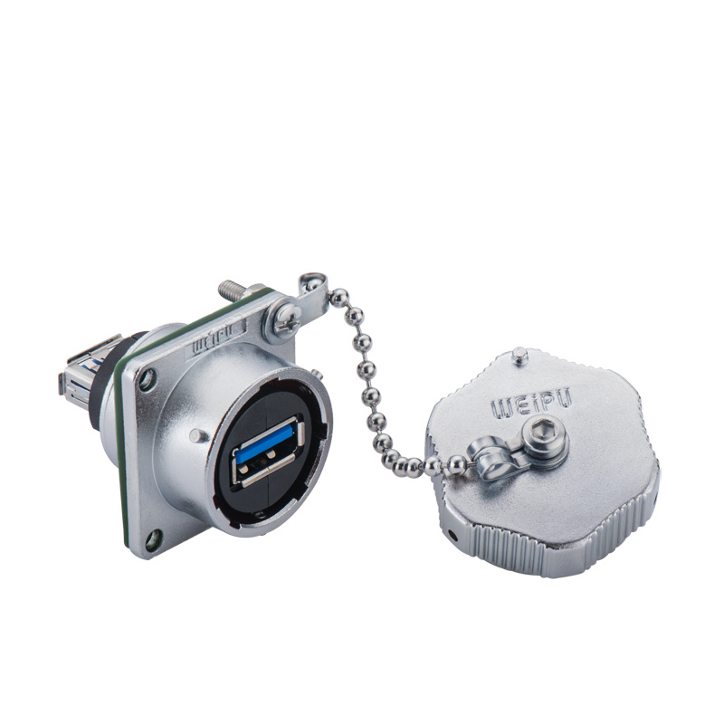 WY series Square flange receptacle WY24K/USB3.0Z