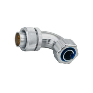 WS series Plug with angled back shell for metal-hose WS-TR