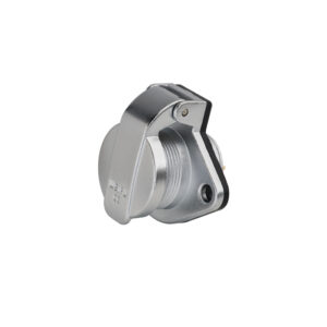 WF series 2-hole flange receptacle with cap ZG IP67(capIP44）