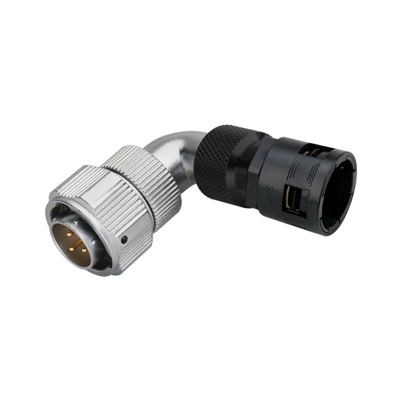 WY series Plug with angled back shell for plastic-hose TW IP55