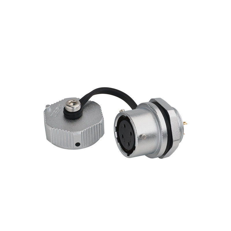 WY series Round flange panel receptacle ZM IP67