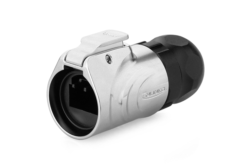 CNLINKO LP-16-9 pin metal circular four-hole waterproof aviation plug signal connector - 图片 2