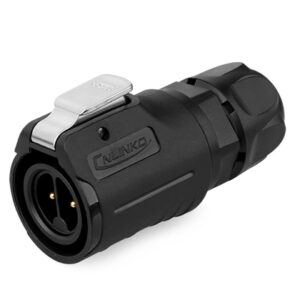 CNLINKO LP-16-2 pin full plastic circular four-hole power supply waterproof aviation plug connector