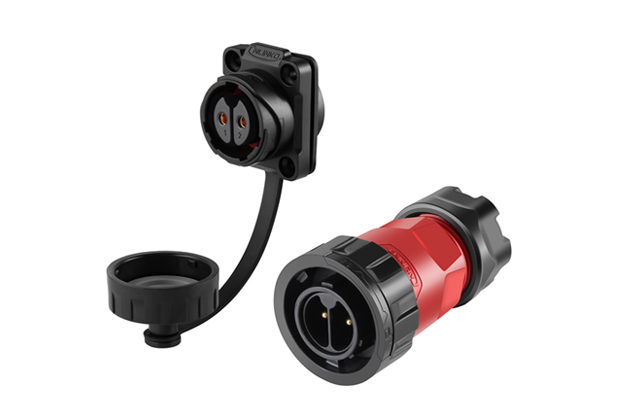 CNLINKO YM-20-2 pin plastic circular four-hole waterproof aviation plug connector
