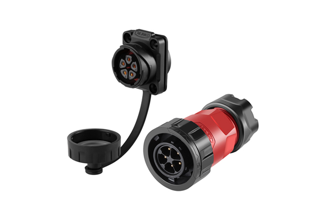 CNLINKO YM-20-5 pin plastic circular four-hole waterproof aviation plug connector