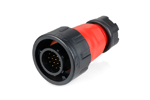 CNLINKO YM-24-19 pin plastic circular four-hole waterproof aviation plug signal connector
