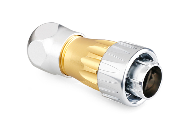 CNLINKO DH-24-RJ45 circular four-hole waterproof aviation plug connector with grille