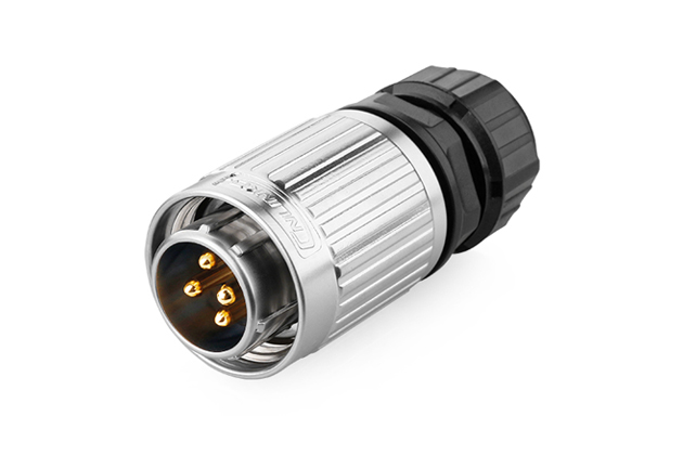 CNLINKO YW-20-4 pin metal circular four-hole waterproof aviation plug connector