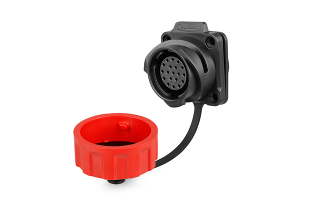 CNLINKO YM-24-19 pin plastic circular four-hole waterproof aviation plug signal connector - 图片 3