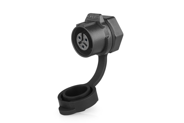 CNLINKO LP-12-3 pin plastic circular single hole waterproof aviation plug connector - 图片 3