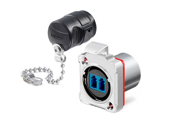 CNLINKO BD-24-Fiber optic metal round four-hole waterproof aviation plug connector - 图片 3