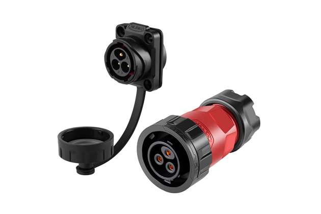 CNLINKO YM-20-3 pin plastic circular four-hole waterproof aviation plug connector - 图片 4