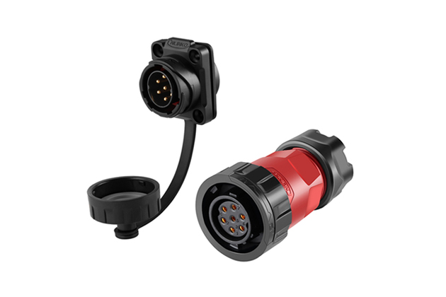 CNLINKO YM-20-7 pin plastic circular four-hole waterproof aviation plug connector - 图片 4