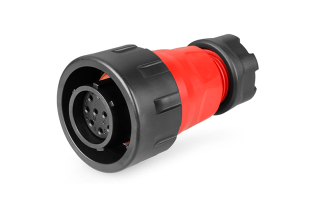CNLINKO YM-24-10 pin plastic circular single hole waterproof aviation plug connector - 图片 4