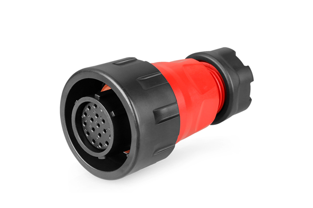 CNLINKO YM-24-19 pin plastic circular four-hole waterproof aviation plug signal connector - 图片 4
