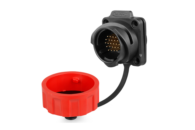 CNLINKO YM-24-24 pin plastic circular four-hole waterproof aviation plug signal connector - 图片 4