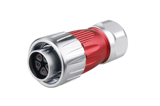 CNLINKO DH-20-5 pin circular four-hole waterproof aviation plug connector with grille - 图片 4