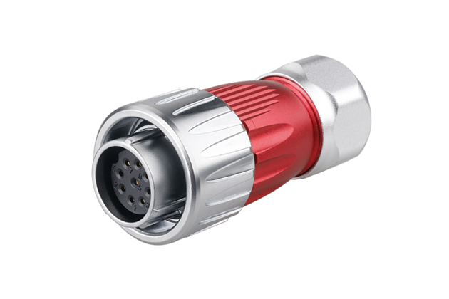 CNLINKO DH-20-9 pin circular four-hole waterproof aviation plug connector with grille - 图片 4