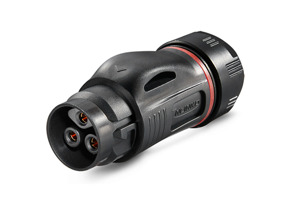 CNLINKO BD-24-3 pin plastic round four-hole waterproof aviation plug connector - 图片 4