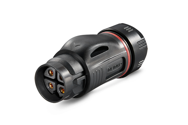 CNLINKO BD-24-4 pin plastic round four-hole waterproof aviation plug socket connector - 图片 4