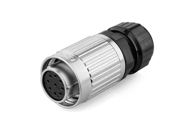 CNLINKO YW-20-9 pin metal circular four-hole waterproof aviation plug connector - 图片 4