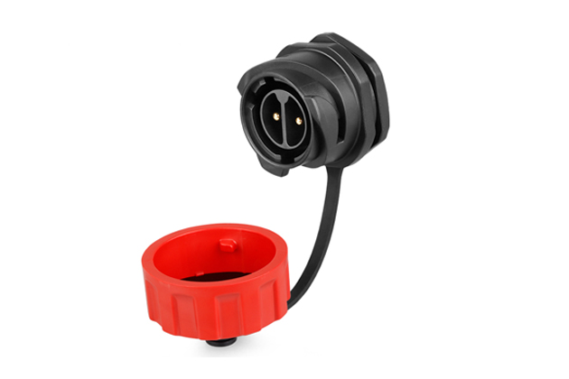 CNLINKO YM-24-2 pin plastic circular single hole waterproof aviation plug connector - 图片 5