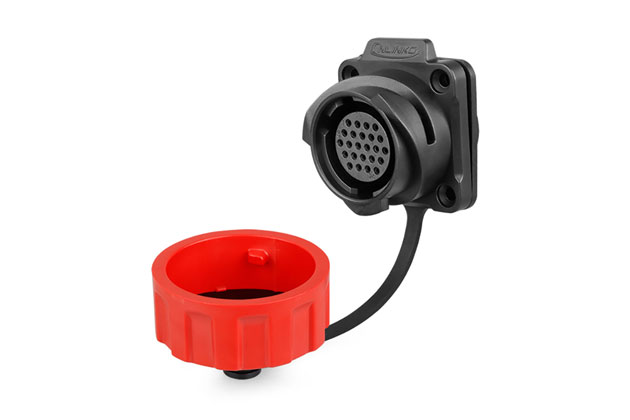 CNLINKO YM-24-24 pin plastic circular four-hole waterproof aviation plug signal connector - 图片 5