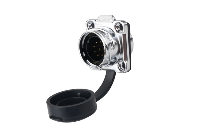 CNLINKO DH-20-9 pin circular four-hole waterproof aviation plug connector with grille - 图片 5