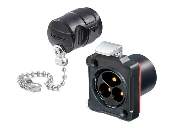 CNLINKO BD-24-3 pin plastic round four-hole waterproof aviation plug connector - 图片 5