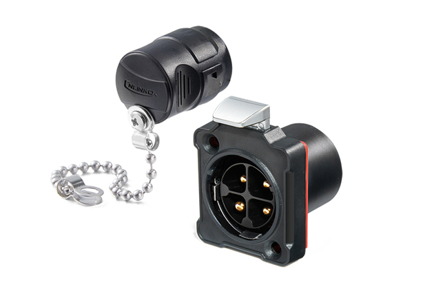 CNLINKO BD-24-4 pin plastic round four-hole waterproof aviation plug socket connector - 图片 5